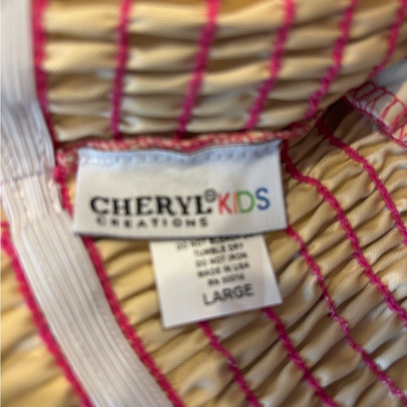 Cheryl Kids Pink Vegan Leather Mini Skirt - Picture 2 of 2